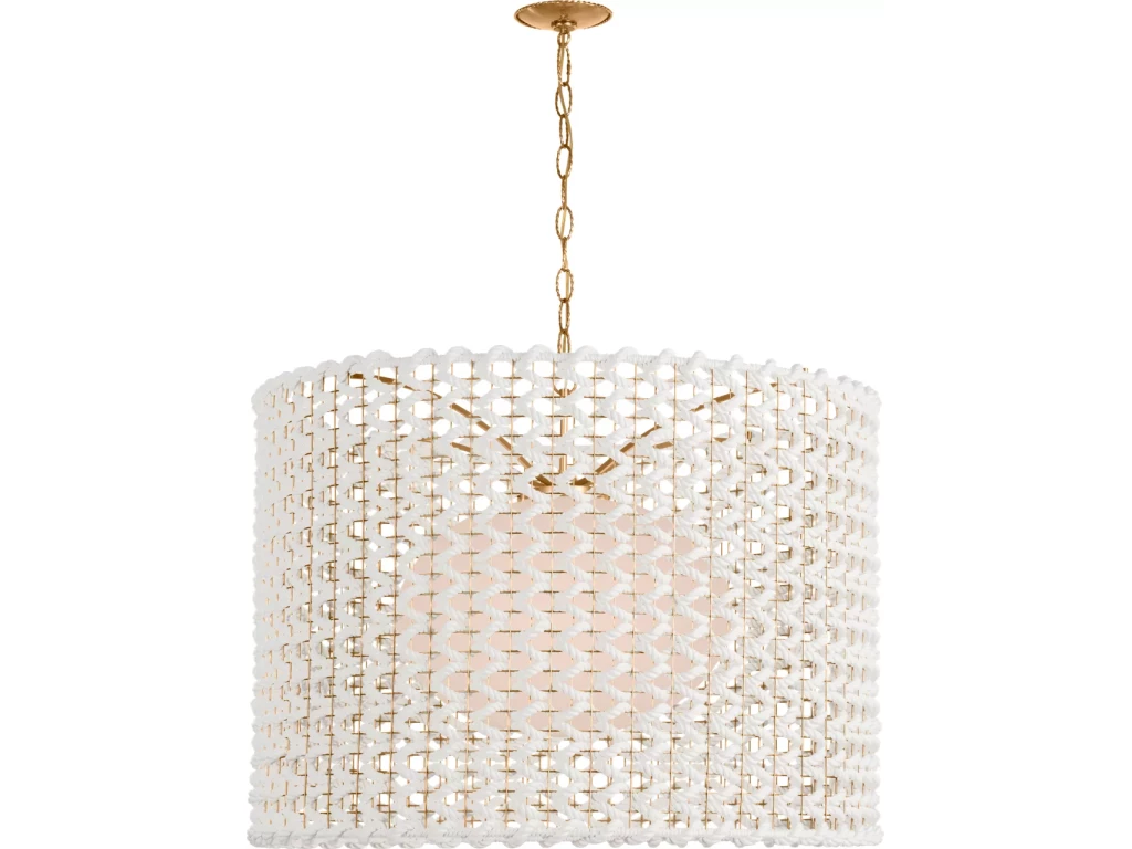 Catania 40" Hanging Shade with Woven Rope