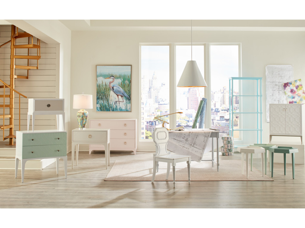 Greek Key Night Stand