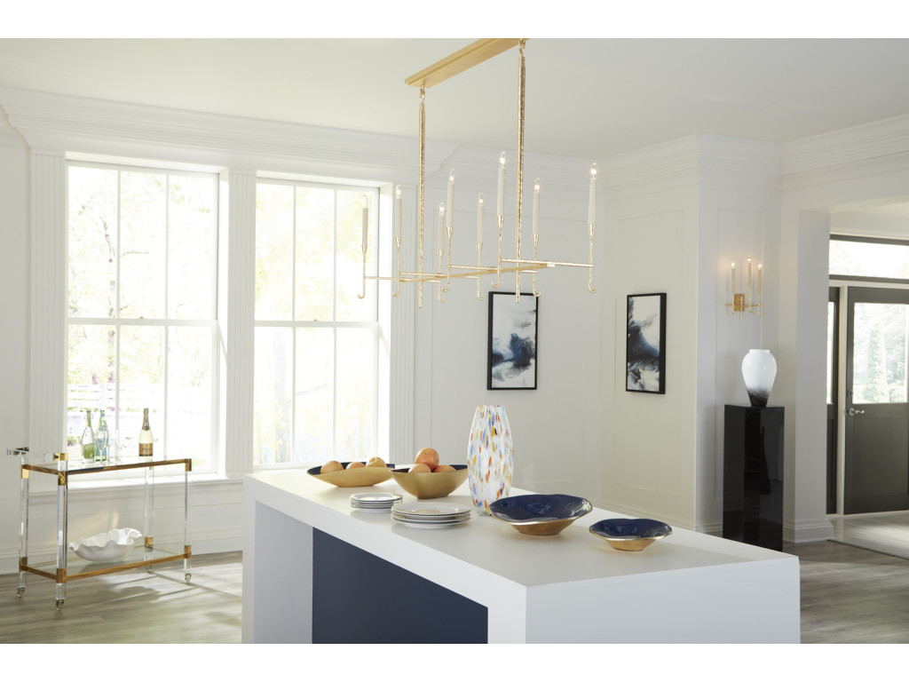 Boulevardier Bar Cart - Clear/Gold